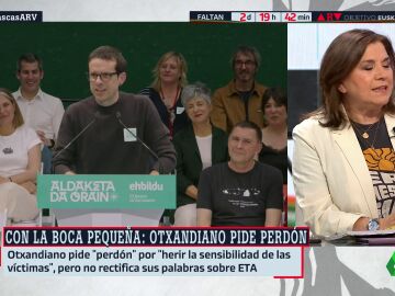 El an&aacute;lisis de Luc&iacute;a M&eacute;ndez sobre las palabras de Otxandiano (EH Bildu): "&iquest;Nadie le ha preguntado sobre ETA en el Pa&iacute;s Vasco?"