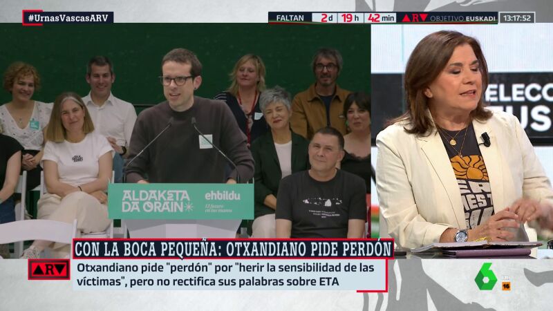 El análisis de Lucía Méndez sobre las palabras de Otxandiano (EH Bildu): "¿Nadie le ha preguntado sobre ETA en el País Vasco?"