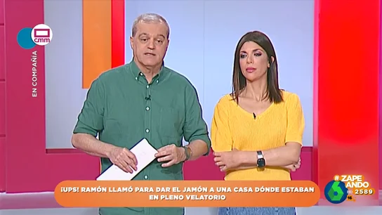 La 'metedura de pata' de Ramón García al intentar regalar un jamón: "Es la segunda vez que nos pasa" La 'metedura de pata' de Ramón García al intentar regalar un jamón: "Es la segunda vez que nos pasa"