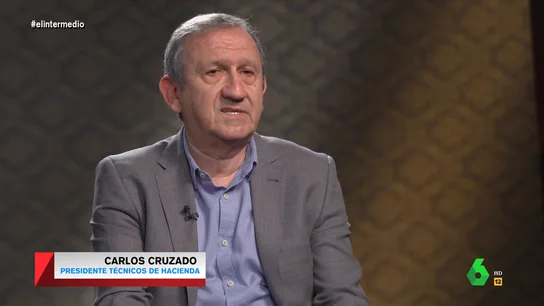 Un experto fiscal desmonta la tesis de Ayuso sobre su pareja El Intermedio entrevista a Carlos Cruzado, presidente del Sindicato de Técnicos de Hacienda, que en este vídeo aclara que la tesis que dice que en realidad es Hacienda quien le debe dinero a la pareja de Ayuso "no se corresponde con la realidad".