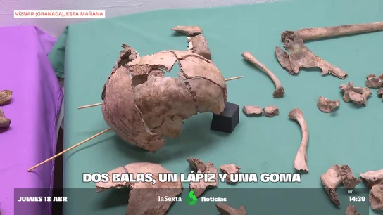 Hallan los restos de un niño fusilado en el 36 en la fosa de Víznar Hallan los restos de un niño fusilado en el 36 en la fosa de Víznar