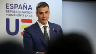 Pedro Sánchez comparece tras el Consejo de Europa.