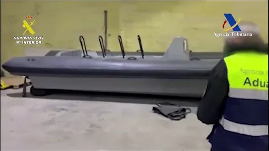 La Guardia Civil durante un registro La Guardia Civil durante un registro