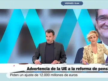 Iñaki López y Cristina Pardo en Más Vale Tarde