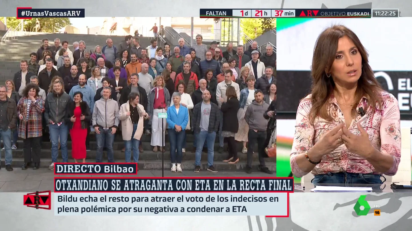 ARV - Morodo explica la "sensación" que hay en Euskadi a dos días de las elecciones: "El debate sobre ETA beneficia a EH Bildu" ARV - Morodo explica la "sensación" que hay en Euskadi a dos días de las elecciones: "El debate sobre ETA beneficia a EH Bildu"