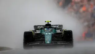 Fernando Alonso lluvia