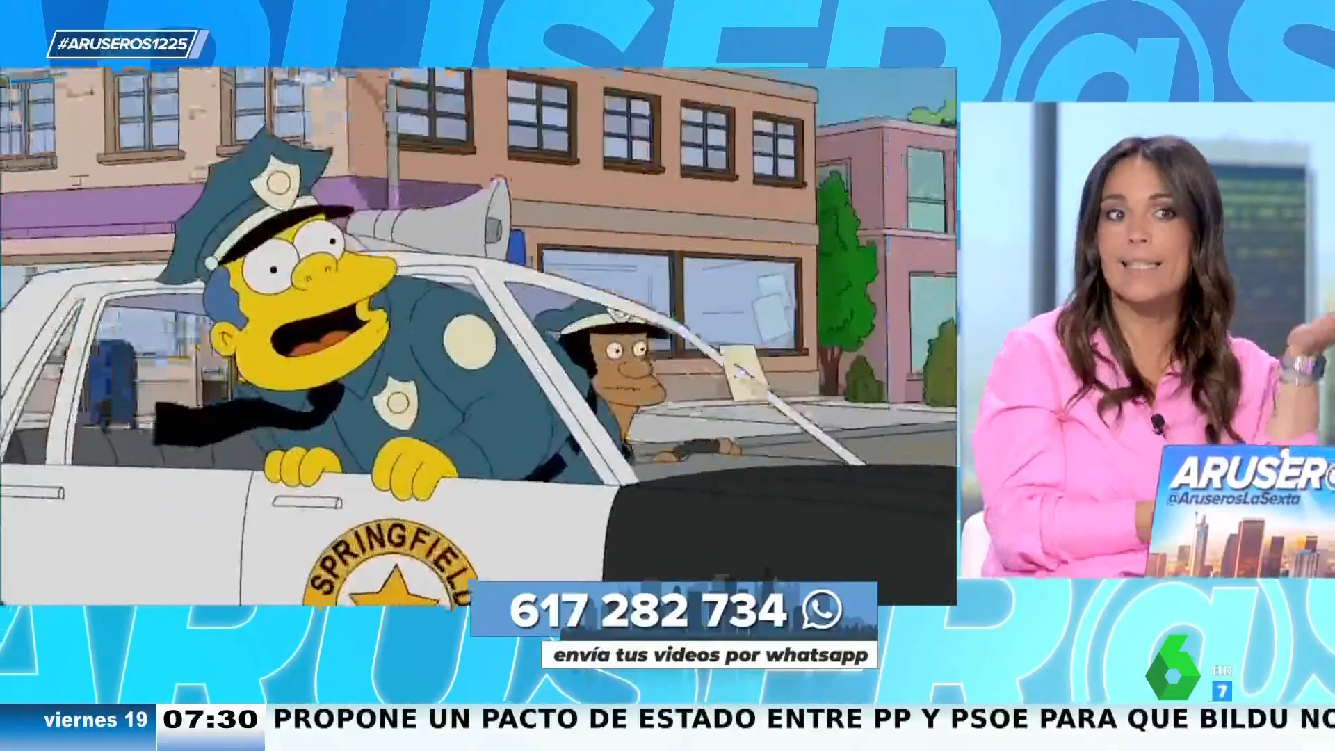 La confesión más impactante de Patricia Benítez en Aruser@s: "No he visto ni un capítulo de Los Simpson en mi vida"