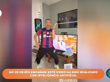 &#39;Andrés Iniesta&#39; triunfa en redes demostrando que no hay baile viral que se le resista