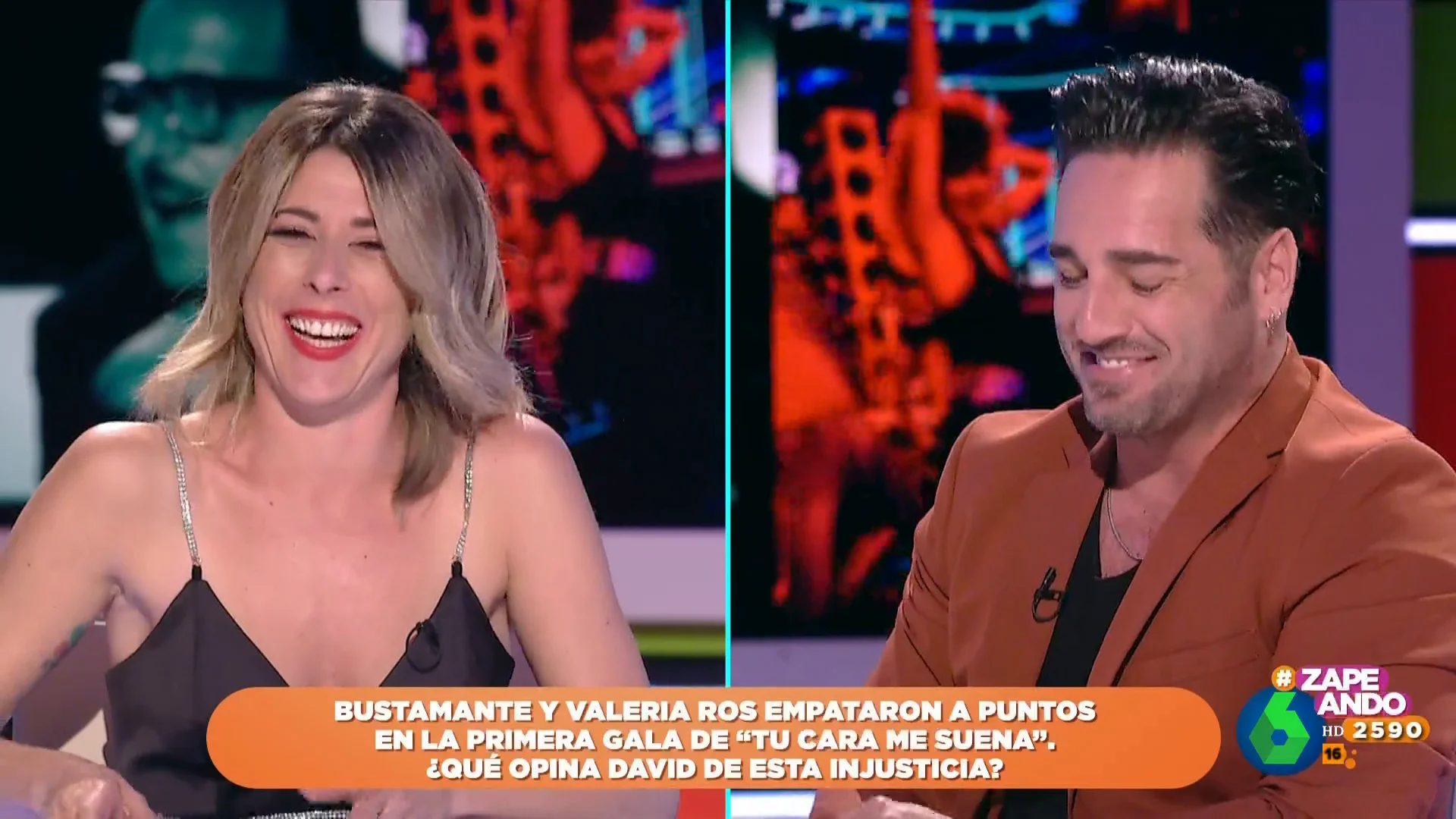 Quique Peinado reacciona a las actuaciones de Valeria Ros y Bustamante en Tu cara me suena 