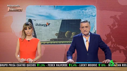 Wyoming analiza la compra de Naturgy por una energética emiratí Wyoming y Sandra Sabatés analizan la posible compra de Naturgy por parte de una empresa energética de Emiratos Árabes: "Si es como con don Juan Carlos, lo mismo acaban montando la sede en Sanxenxo", afirma el presentador en este vídeo.