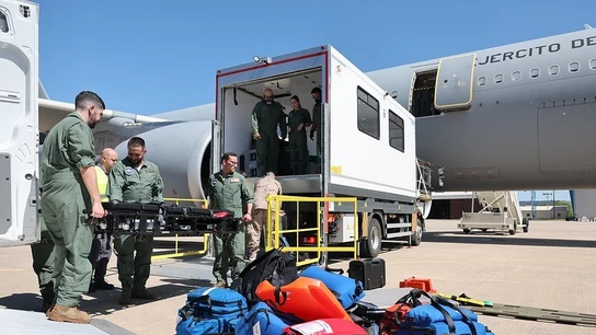 El avión del Ejército del Aire que repatriará al ciudadano vasco hospitalizado en Tailandia El avión del Ejército del Aire que repatriará al ciudadano vasco hospitalizado en Tailandia