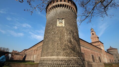 Torre del Castillo de Sforzesco, Milán