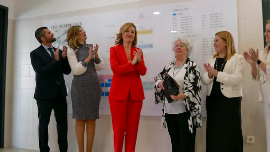 La ministra de Educación, Pilar Alegría La ministra de Educación, Pilar Alegría