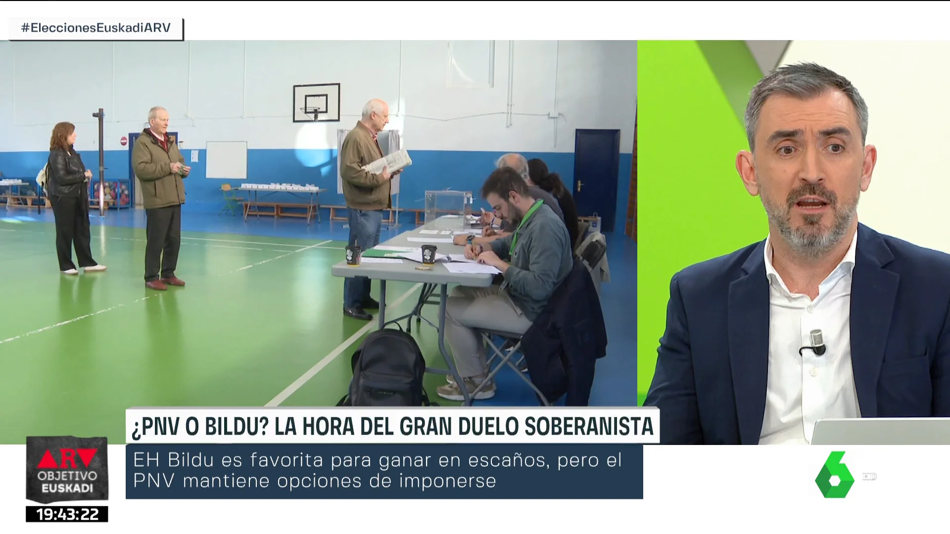 ARV - La reflexión de Ignacio Escolar: "Los el resultado de Bildu depende de los ciudadanos vascos, no de Pedro Sánchez"