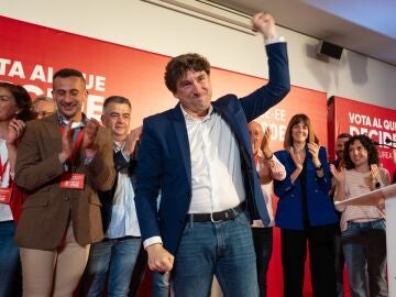 El candidato del PSE-EE a lehendakari, Eneko Andueza