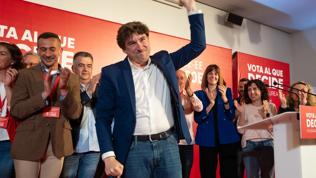 El candidato del PSE-EE a lehendakari, Eneko Andueza