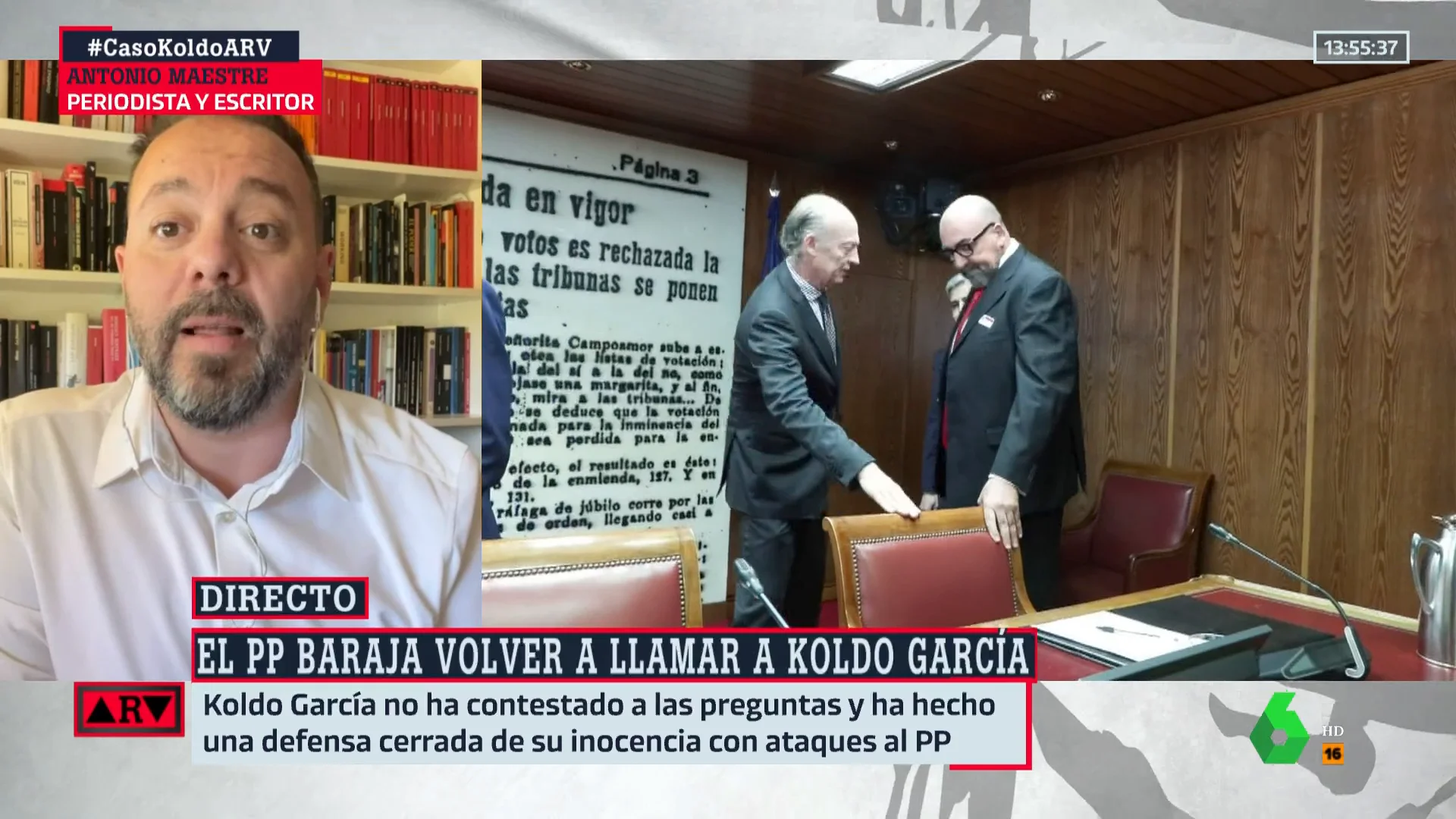 ARV-Maestre define la comparecencia de Koldo en el Senado como una "performance" que "no sirve para nada"