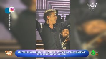 La sorpresa de los fans a Luis Miguel por su cumpleaños durante su concierto en Las Vegas