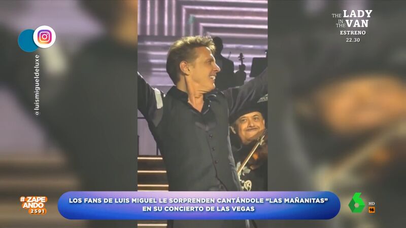 La sorpresa de los fans a Luis Miguel por su cumpleaños durante su concierto en Las Vegas