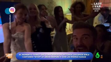 El momento viral del cumpleaños de Victoria Beckham: las Spice Girls cantan 'Stop' 27 años después
