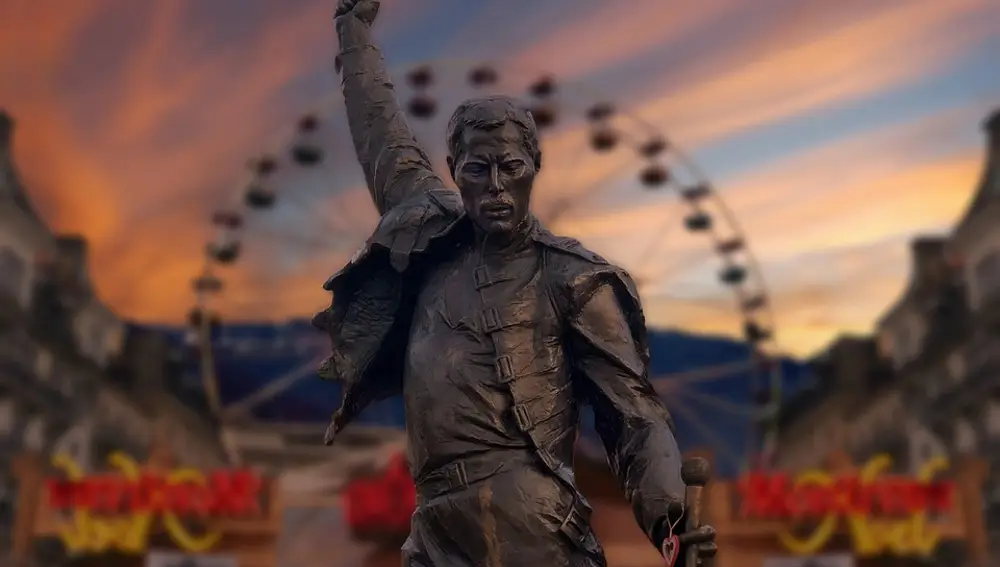 Estatua de Freddy Mercury en Montreux, Suiza