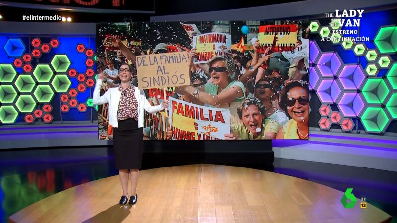 Cristina Gallego, la 'última manifestante' contra el matrimonio homosexual
