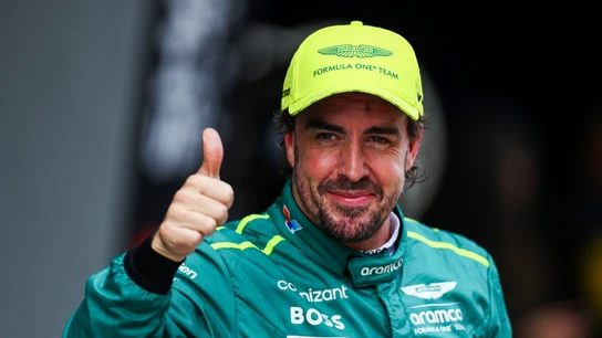 Fernando Alonso, sonriente Fernando Alonso, sonriente