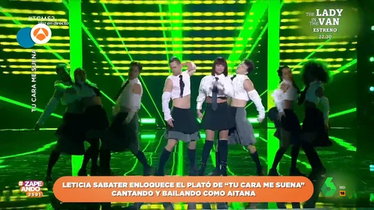 La sorprendente transformación de Leticia Sabater en Aitana que desata el aplauso de los zapeadores La sorprendente transformación de Leticia Sabater en Aitana que desata el aplauso de los zapeadores