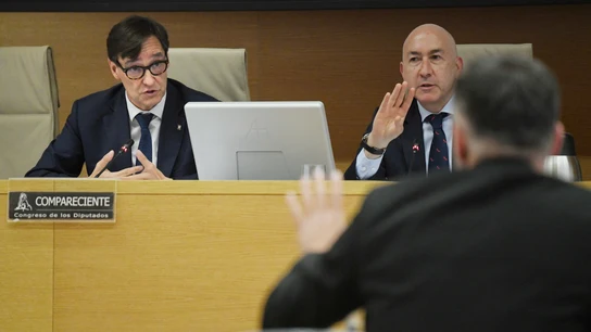 Salvador Illa responde a Gabriel Rufián en la comisión sobre mascarillas del Congreso Salvador Illa responde a Gabriel Rufián en la comisión sobre mascarillas del Congreso