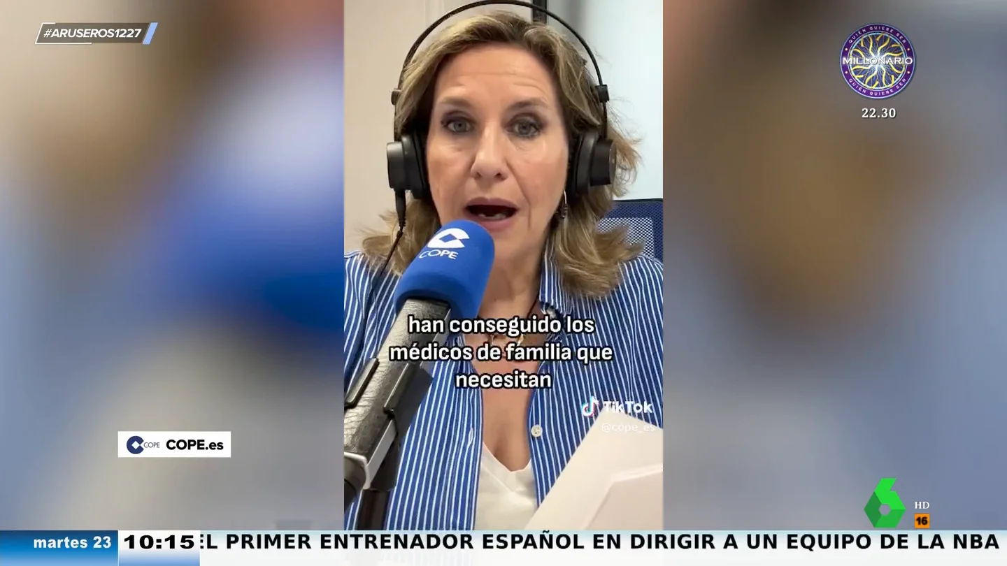 La crítica viral de una periodista a la falta de médicos en ambulatorios: "No se puede estudiar más de 10 años para ganar 2.000 euros" La crítica viral de una periodista a la falta de médicos en ambulatorios: "No se puede estudiar más de 10 años para ganar 2.000 euros"