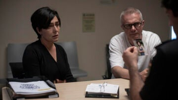 Un fotograma de la serie de Netflix 'El caso Asunta', con Candela Peña interpretando a Rosario Porto.