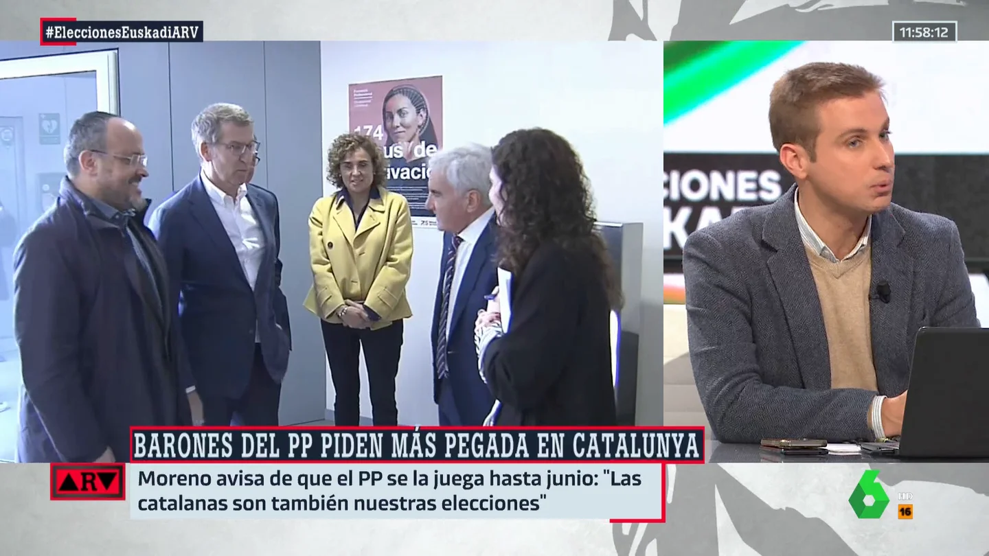 Pepe Luis Vázquez revela el "debate interno" que existe en PP catalán de cara a las elecciones: "Ser Alejo Vidal-Quadras o Josep Piqué" Pepe Luis Vázquez revela el "debate interno" que existe en PP catalán de cara a las elecciones: "Ser Alejo Vidal-Quadras o Josep Piqué"