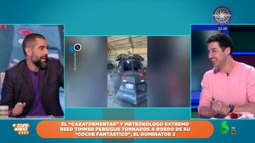 Francisco Cacho desvela el secreto del coche de los 'cazatornados' para evitar que los levante el aire