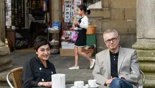 Un fotograma de la serie de Netflix &#39;El caso Asunta&#39;, con Candela Peña interpretando a Rosario Porto, y Tristán Ulloa interpretando a Alfonso Basterra.