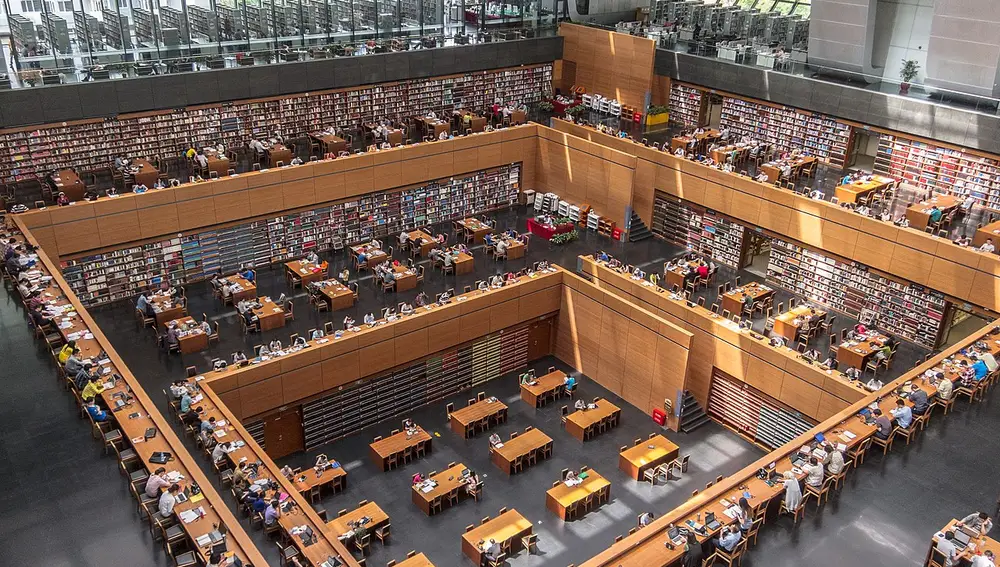 Biblioteca Nacional de China, en Pekín