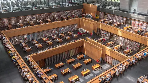 Biblioteca Nacional de China, en Pekín Biblioteca Nacional de China, en Pekín