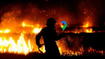 Activar capa incendios forestales en Google Maps