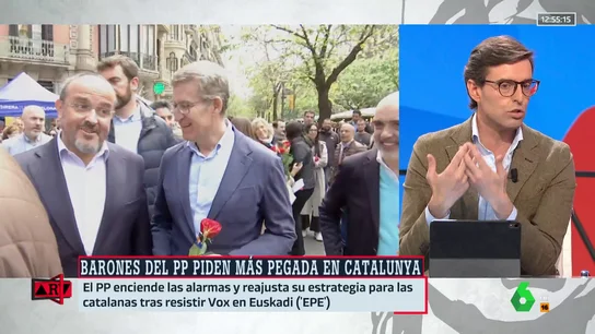 Montesinos revela la estrategia que llevará el PP en las elecciones catalanas tras los resultados de Euskadi: "Hay discusión dentro del partido" Montesinos revela la estrategia que llevará el PP en las elecciones catalanas tras los resultados de Euskadi: "Hay discusión dentro del partido"
