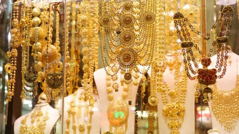Escaparate de joyería dubaití