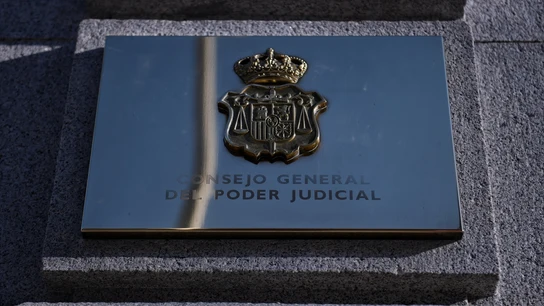 Imagen de archivo. Entrada del Consejo general del Poder Judicial. Imagen de archivo. Entrada del Consejo general del Poder Judicial.