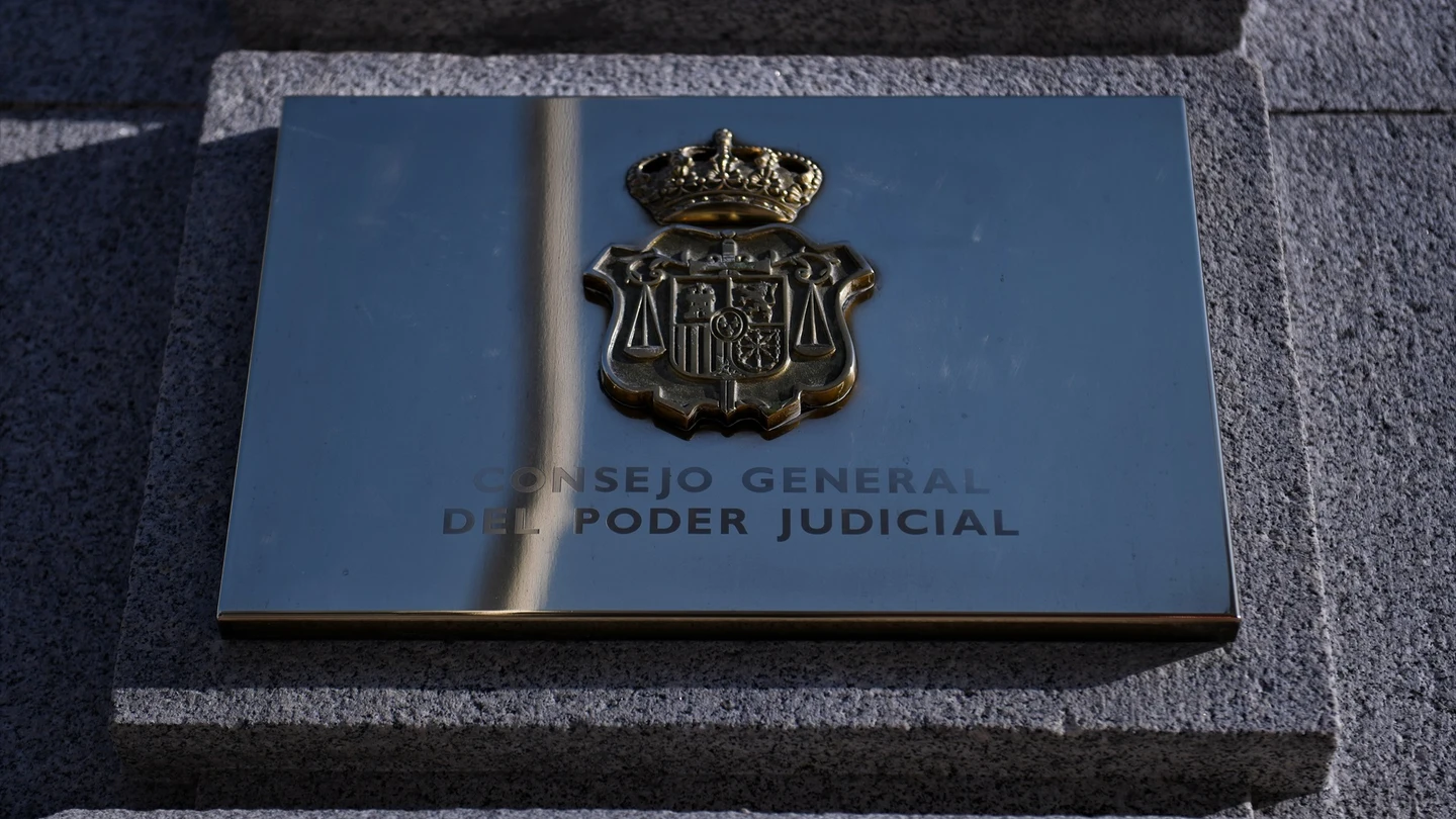 Imagen de archivo. Entrada del Consejo general del Poder Judicial. Imagen de archivo. Entrada del Consejo general del Poder Judicial.