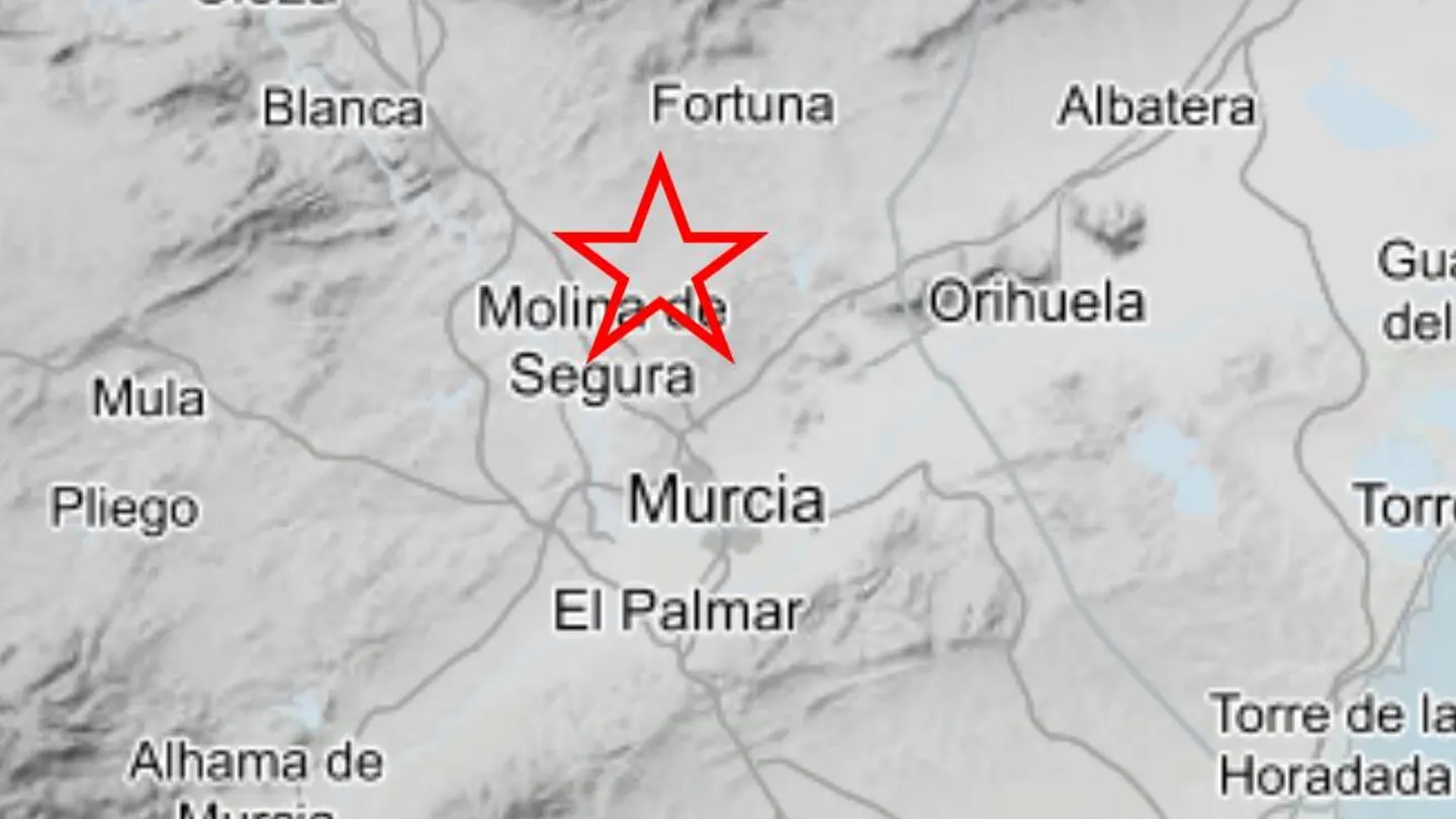 Registrado un terremoto de magnitud 3 grados en Molina de Segura (Murcia). Registrado un terremoto de magnitud 3 grados en Molina de Segura (Murcia).