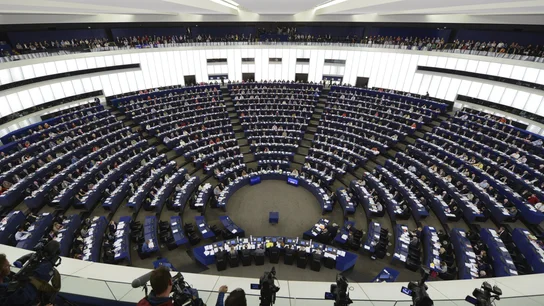 Vista general de una sesión plenaria en el Parlamento Europeo en Estrasburgo Vista general de una sesión plenaria en el Parlamento Europeo en Estrasburgo
