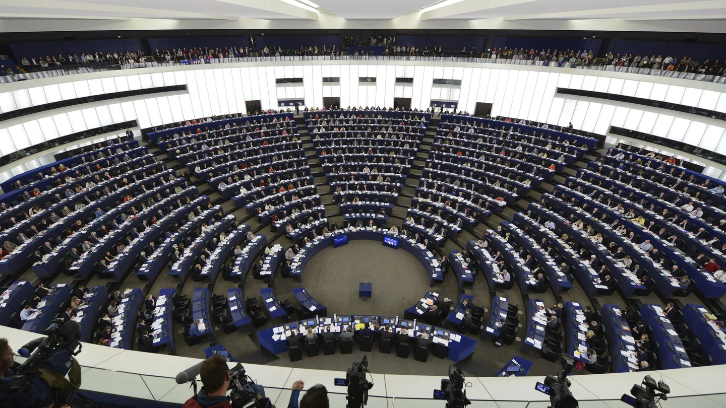 Vista general de una sesión plenaria en el Parlamento Europeo en Estrasburgo Vista general de una sesión plenaria en el Parlamento Europeo en Estrasburgo