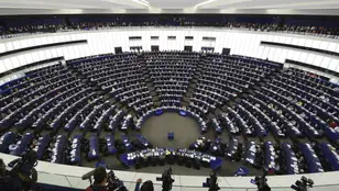 Vista general de una sesión plenaria en el Parlamento Europeo en Estrasburgo