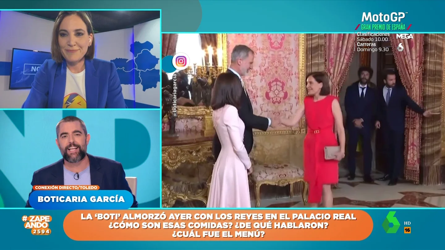 Boticaria García confiesa su impresión al conocer al rey Felipe VI: "Me pareció un hombre muy apuesto" Boticaria García confiesa su impresión al conocer al rey Felipe VI: "Me pareció un hombre muy apuesto"