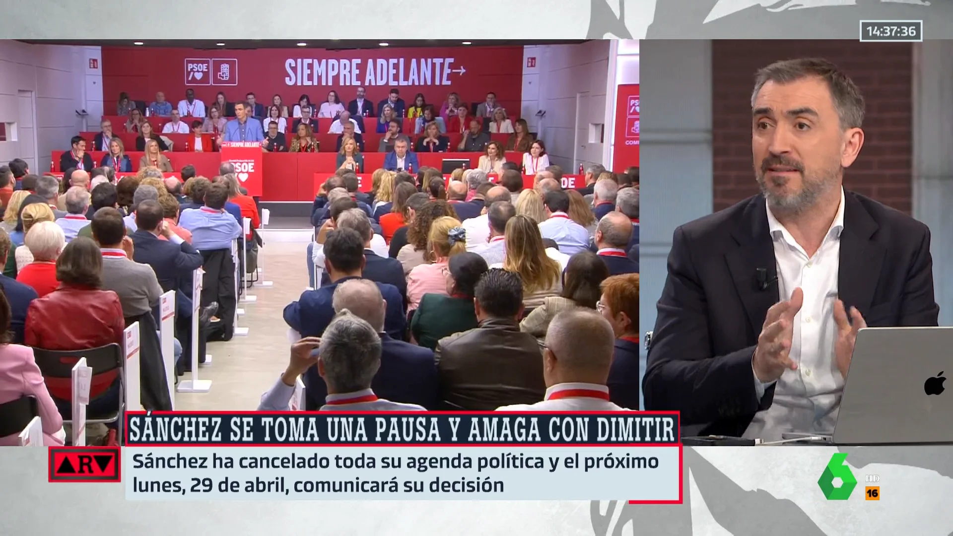 Ignacio Escolar en Al Rojo Vivo