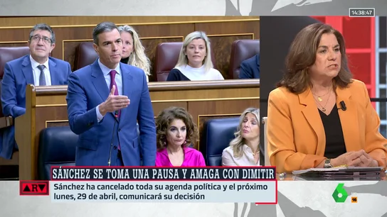 ARV- Lucía Méndez, sobre Pedro Sánchez: "Quedarse es la peor de las soluciones" ARV- Lucía Méndez, sobre Pedro Sánchez: "Quedarse es la peor de las soluciones"