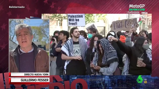 Guillermo Fesser analiza las protestas universitarias en EEUU "A los jóvenes que votaron a Biden en 2020 para evitar la amenaza del fascismo, les parece igual de fascismo o peor este genocidio apoyado por EEUU", afirma rotundo Guillermo Fesser. Su análisis al completo, en este vídeo de El Intermedio.