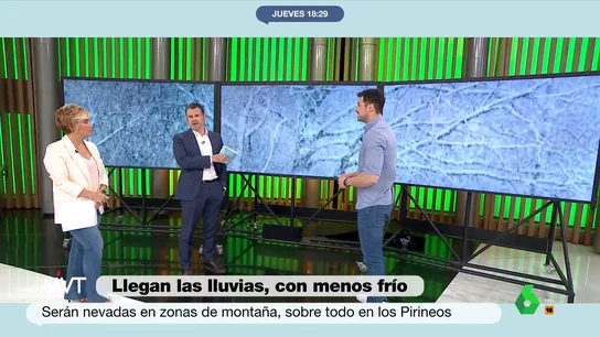 Este es el tiempo que va a tener Sánchez durante sus días de reflexión: lluvia y nieve, pero con subida de temperaturas "No va a hacer tiempo de cervecitas, así que que se quede en casa con la mantita y que piense", comenta Francisco Cacho, que en este vídeo explica algunas claves del tiempo para este fin de semana, marcado por el tiempo de reflexión de Sánchez.